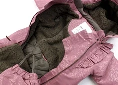 En Fant mesa rose glitter flyverdragt